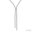 Diamond Tennis Y Necklace