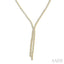 Diamond Tennis Y Necklace