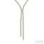 Diamond Tennis Y Necklace