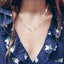 Paperclip Lovebright Diamond Necklace