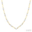 Paperclip Lovebright Diamond Necklace