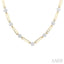 Paperclip Lovebright Diamond Necklace