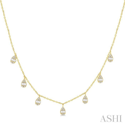 Fusion Diamond Station Necklace