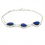Sterling Silver Lapis Lazuli Bracelet