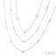 Diamond Station Long Necklace