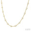 Bezel Set Diamond Station Necklace