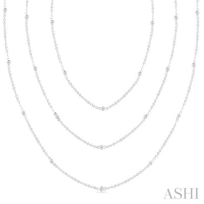 Diamond Station Long Necklace
