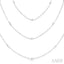 Diamond Station Long Necklace
