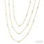 Diamond Station Long Necklace