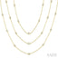 Diamond Station Long Necklace