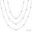 Diamond Station Long Necklace