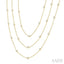 Diamond Station Long Necklace
