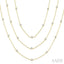 Diamond Station Long Necklace