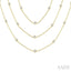 Diamond Station Long Necklace