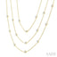 Diamond Station Long Necklace