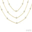Diamond Station Long Necklace