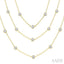 Diamond Station Long Necklace