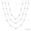 Diamond Station Long Necklace