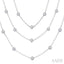 Diamond Station Long Necklace