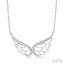 Angel Wings Diamond Necklace
