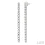 Diamond Tennis Long Earrings