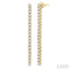 Diamond Tennis Long Earrings