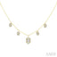Dangle Fusion Diamond Necklace