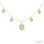 Dangle Fusion Diamond Necklace