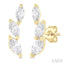 Marquise Shape Diamond Fashion Ear Climbers