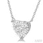 Heart Shape Lovebright Essential Diamond Pendant