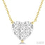 Heart Shape Lovebright Essential Diamond Pendant