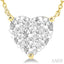 Heart Shape Lovebright Essential Diamond Pendant