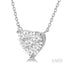 Heart Shape Lovebright Essential Diamond Pendant