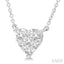 Heart Shape Lovebright Essential Diamond Pendant