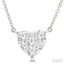 Heart Shape Lovebright Essential Diamond Pendant