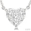 Heart Shape Lovebright Essential Diamond Pendant