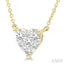Heart Shape Lovebright Essential Diamond Pendant