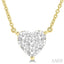 Heart Shape Lovebright Essential Diamond Pendant