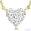 Heart Shape Lovebright Essential Diamond Pendant
