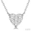 Heart Shape Lovebright Essential Diamond Pendant