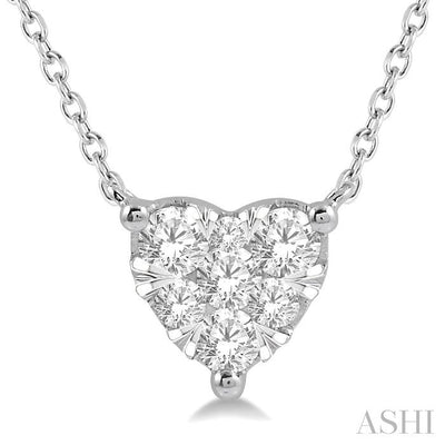 Heart Shape Lovebright Essential Diamond Pendant