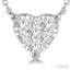 Heart Shape Lovebright Essential Diamond Pendant