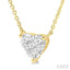 Heart Shape Lovebright Essential Diamond Pendant