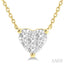 Heart Shape Lovebright Essential Diamond Pendant