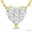 Heart Shape Lovebright Essential Diamond Pendant
