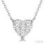 Heart Shape Lovebright Essential Diamond Pendant