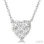 Heart Shape Lovebright Essential Diamond Pendant
