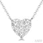 Heart Shape Lovebright Essential Diamond Pendant