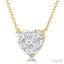 Heart Shape Lovebright Essential Diamond Pendant