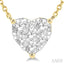 Heart Shape Lovebright Essential Diamond Pendant